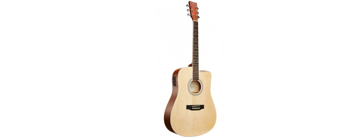 SX SD104CE - акустическая гитара с вырезом и подключением